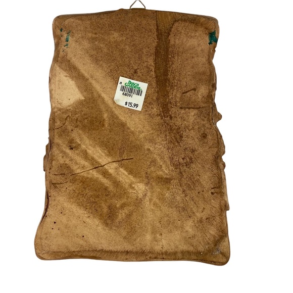 German Antiques Wall Decor Schwarzwald signed by G Menaco Ceramic 9”x 6” - Picture 6 of 6